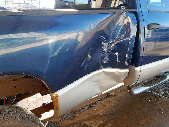 1D7KU28D54J261744 - 2004 DODGE RAM 2500 S BLUE photo 9