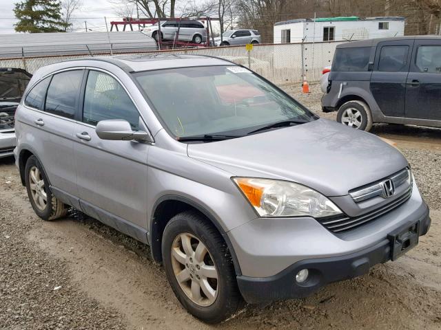 JHLRE48747C021690 - 2007 HONDA CR-V EXL SILVER photo 1