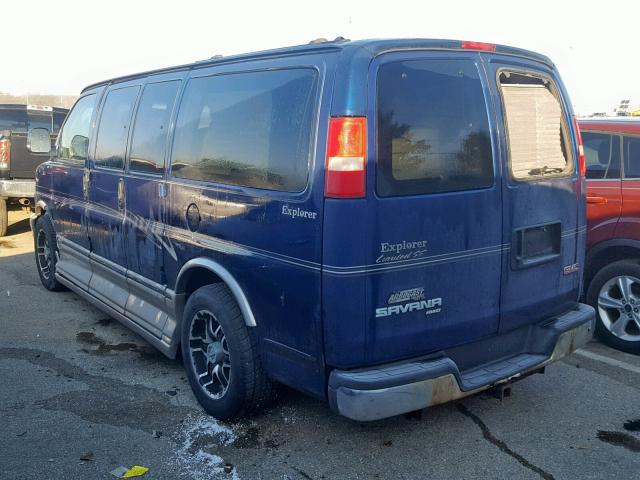 1GDFH15T331187966 - 2003 GMC SAVANA RV BLUE photo 3