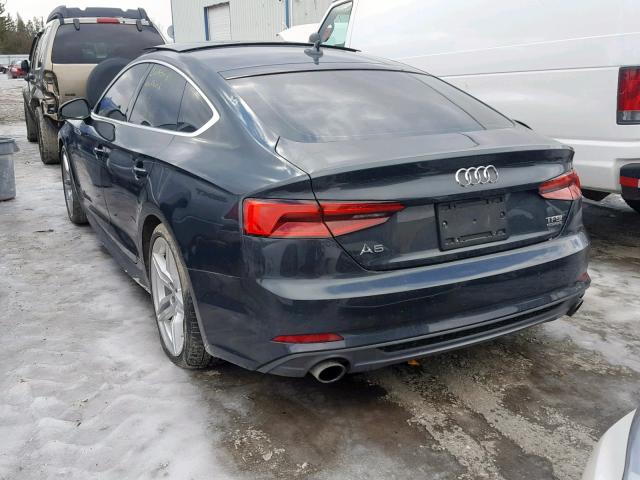 WAUFNCF57JA010677 - 2018 AUDI A5 PRESTIG GRAY photo 3