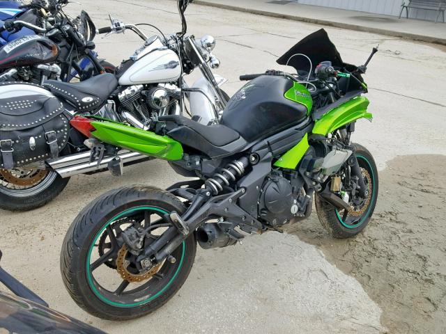 JKAEXEE13EDA16402 - 2014 KAWASAKI EX650 E BLACK photo 4