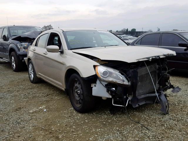 1C3CCBABXEN143410 - 2014 CHRYSLER 200 LX GOLD photo 1