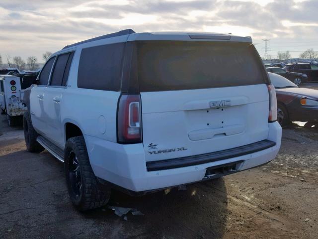 1GKS2GKC6FR694852 - 2015 GMC YUKON XL K WHITE photo 3