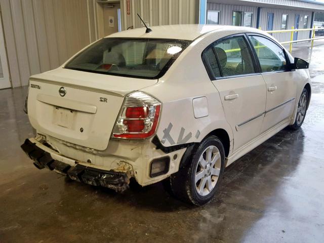 3N1A86AP6AL698988 - 2010 NISSAN SENTRA 2.0 WHITE photo 4