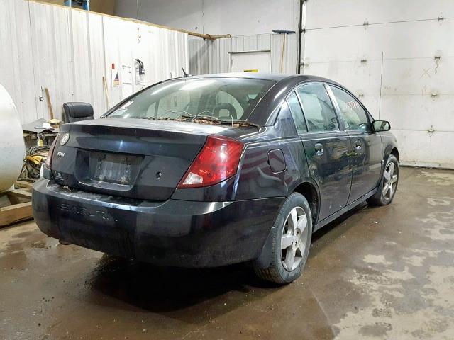 1G8AL58F27Z189350 - 2007 SATURN ION LEVEL BLACK photo 4