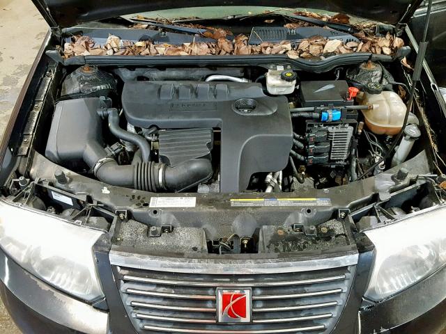 1G8AL58F27Z189350 - 2007 SATURN ION LEVEL BLACK photo 7