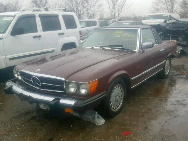 WDB10704412065112 - 1980 MERCEDES-BENZ SL BROWN photo 2