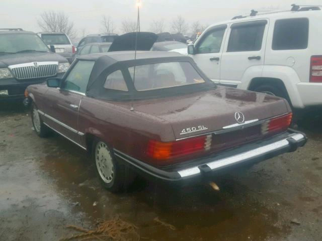 WDB10704412065112 - 1980 MERCEDES-BENZ SL BROWN photo 3