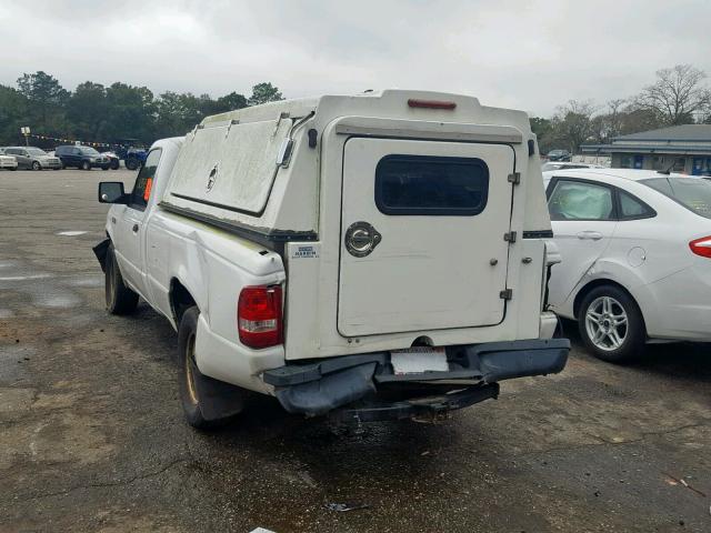 1FTYR10E36PA64978 - 2006 FORD RANGER WHITE photo 3