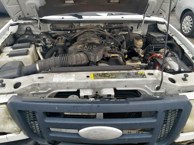 1FTYR10E36PA64978 - 2006 FORD RANGER WHITE photo 7