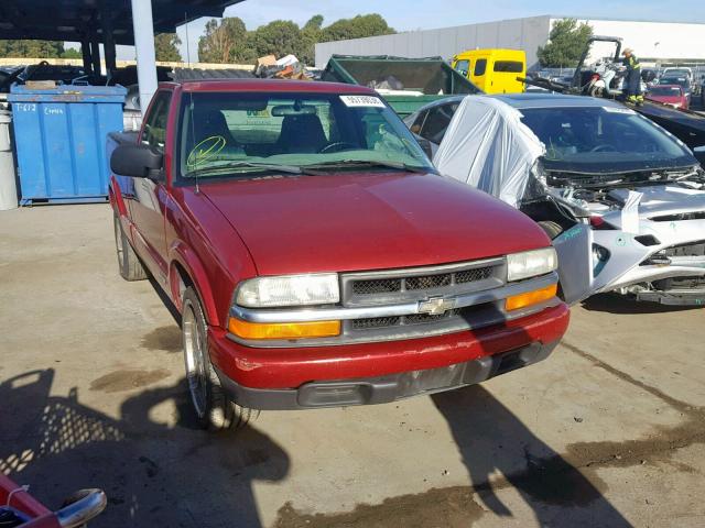 1GCCS145728124760 - 2002 CHEVROLET S-10 PU RED photo 1