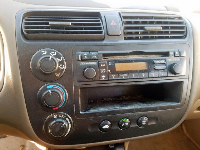 1HGES16365L005945 - 2005 HONDA CIVIC DX VP  foto 9