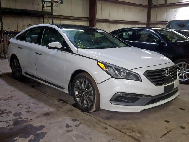 5NPE34AF3GH289928 - 2016 HYUNDAI SONATA SPO WHITE photo 1