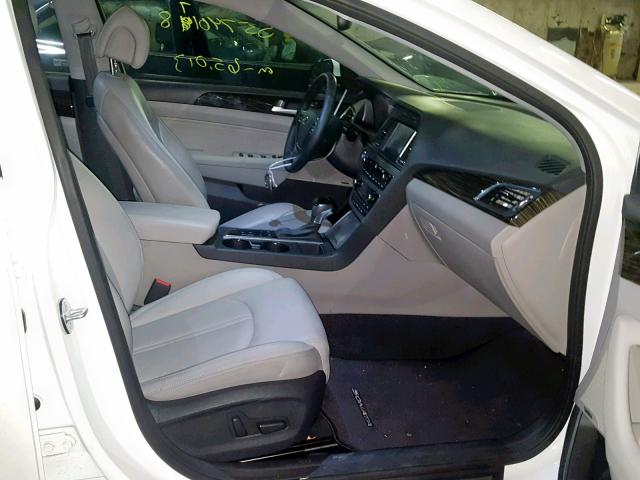 5NPE34AF3GH289928 - 2016 HYUNDAI SONATA SPO WHITE photo 5