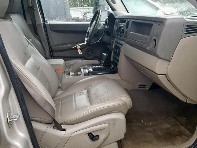 1J8HG48N17C694978 - 2007 JEEP COMMANDER Gümüş foto 5
