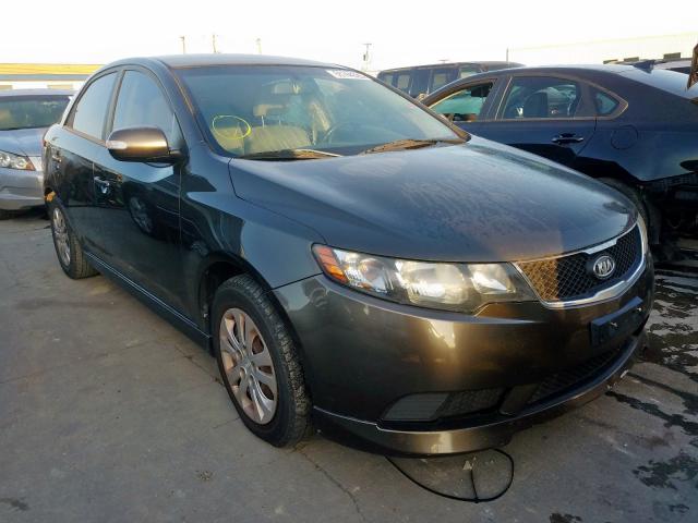 KNAFU4A20A5843686 - 2010 KIA FORTE EX CHARCOAL photo 1