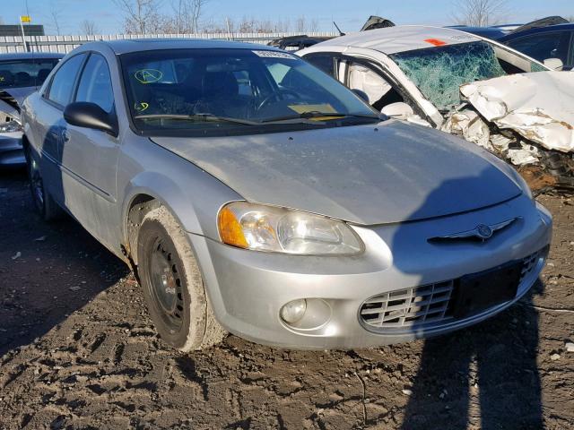 1C3EL56RX2N249576 - 2002 CHRYSLER SEBRING LX SILVER photo 1