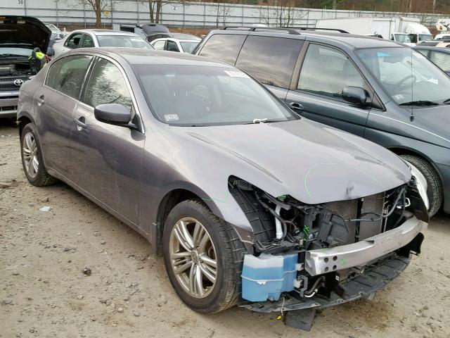 JN1CV6AR8DM359385 - 2013 INFINITI G37 GRAY photo 1