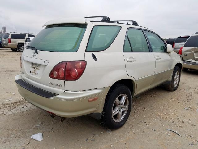 JT6GF10U4X0041979 - 1999 LEXUS RX 300 WHITE photo 4