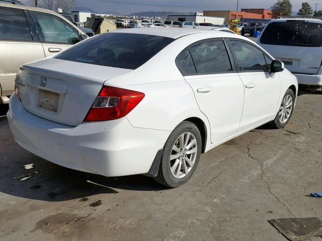 2HGFB2F98CH532281 - 2012 HONDA CIVIC EXL WHITE photo 4