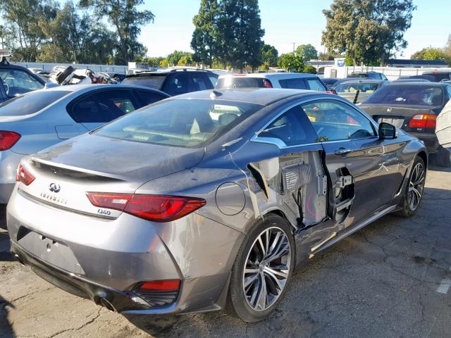 JN1CV7EK9HM110991 - 2017 INFINITI Q60 BASE GRAY photo 4