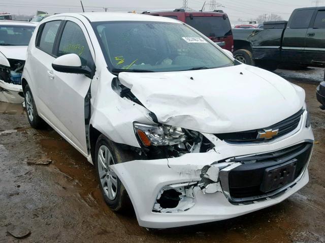 1G1JG6SHXH4156565 - 2017 CHEVROLET SONIC WHITE photo 1