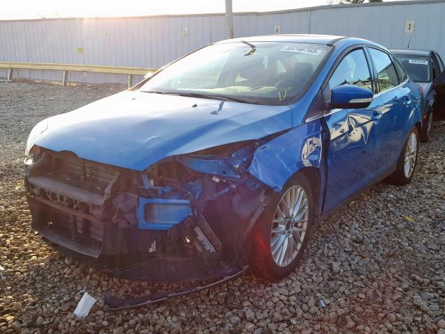 1FADP3J25EL124680 - 2014 FORD FOCUS TITA BLUE photo 2