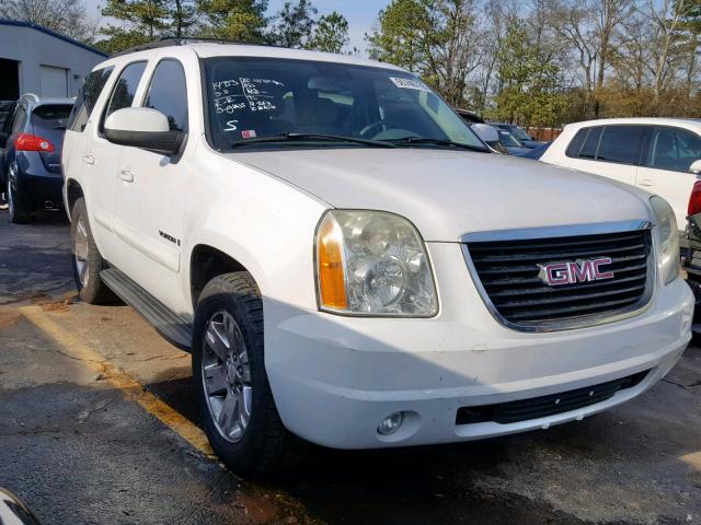 1GKFC13J27R177218 - 2007 GMC YUKON WHITE photo 1