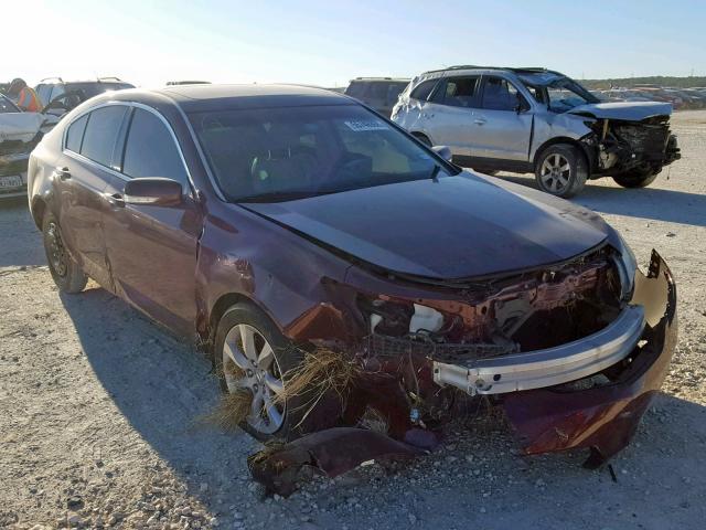 19UUA8F51EA003606 - 2014 ACURA TL TECH MAROON photo 1