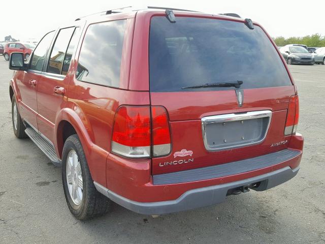5LMEU68H43ZJ20738 - 2003 LINCOLN AVIATOR 栗色 照片 3