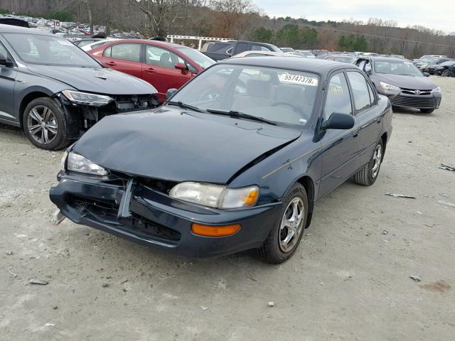 1NXBB02E3VZ602494 - 1997 TOYOTA COROLLA DX TEAL photo 2