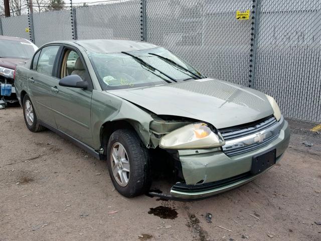 1G1ZT54845F105519 - 2005 CHEVROLET MALIBU LS 绿色 照片 1
