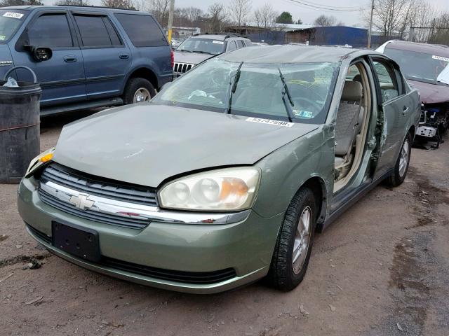 1G1ZT54845F105519 - 2005 CHEVROLET MALIBU LS 绿色 照片 2