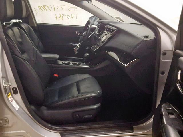 4T1BK1EBXDU018759 - 2013 TOYOTA AVALON BAS SILVER photo 5