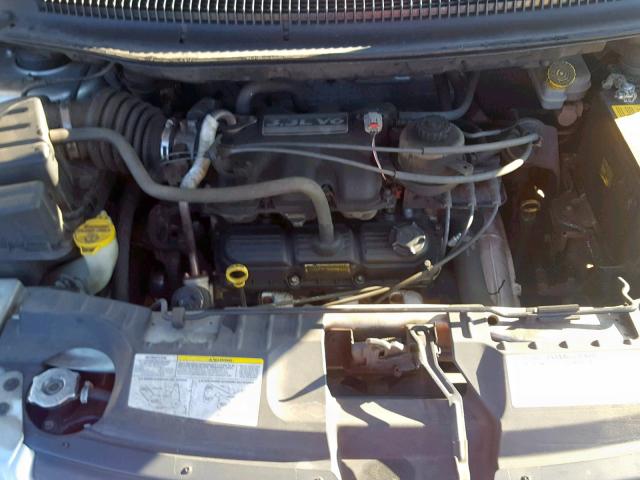 1D4GP45R65B252861 - 2005 DODGE CARAVAN SX SILVER photo 7