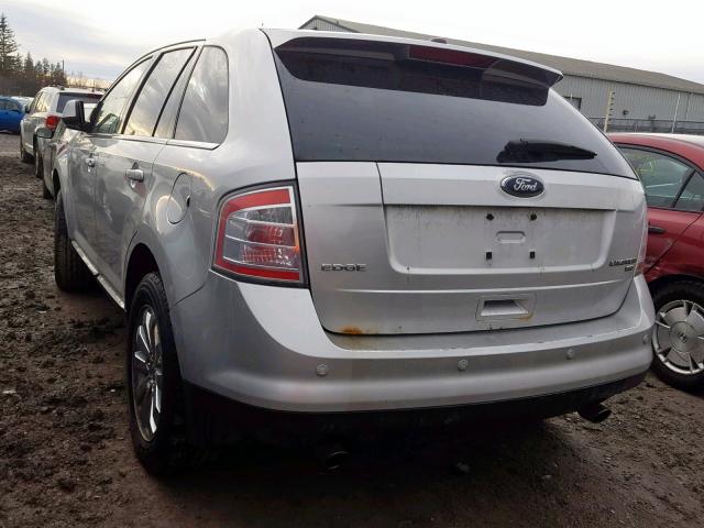 2FMDK4KC9ABA14890 - 2010 FORD EDGE LIMIT SILVER photo 3