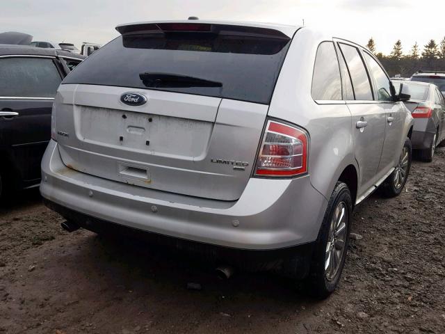 2FMDK4KC9ABA14890 - 2010 FORD EDGE LIMIT SILVER photo 4