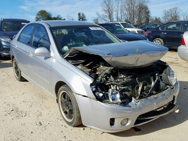 KNAFE121675002045 - 2007 KIA SPECTRA EX SILVER photo 1