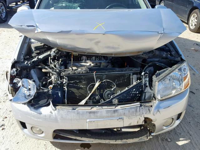 KNAFE121675002045 - 2007 KIA SPECTRA EX SILVER photo 9