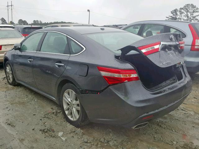 4T1BK1EB8FU152995 - 2015 TOYOTA AVALON XLE 灰色 照片 3