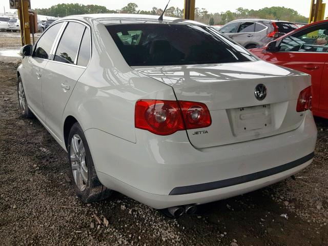 3VWEF71K07M166875 - 2007 VOLKSWAGEN JETTA WOLF WHITE photo 3