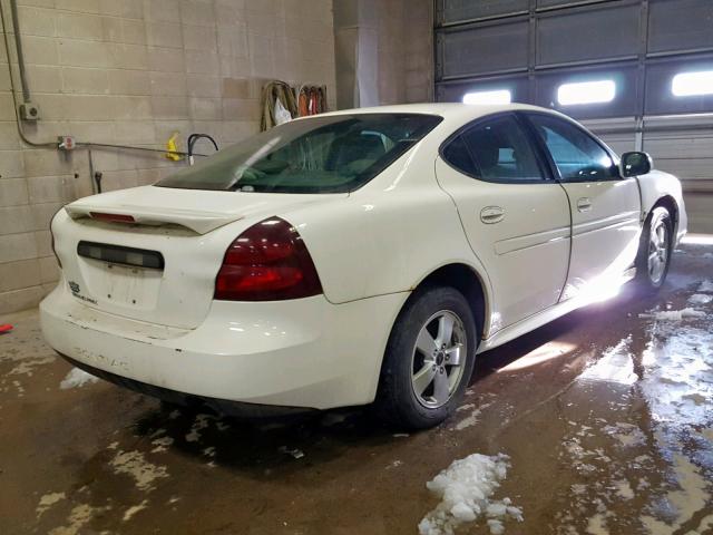 2G2WP552X61160997 - 2006 PONTIAC GRAND PRIX WHITE photo 4