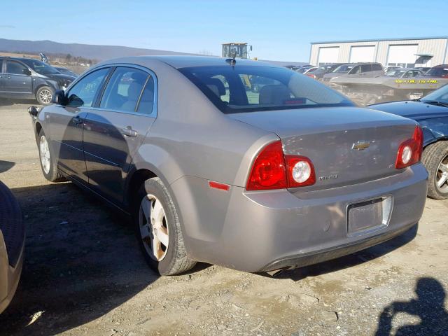 1G1ZG57B08F195185 - 2008 CHEVROLET MALIBU LS ნაცრისფერი ფოტო 3