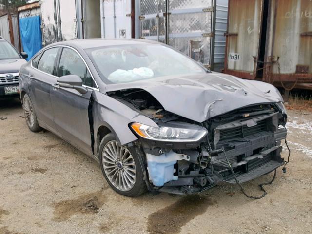 3FA6P0D97ER165734 - 2014 FORD FUSION TIT BLACK photo 1