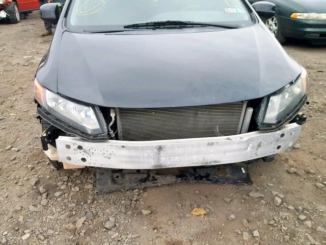 2HGFB2F95CH513865 - 2012 HONDA CIVIC EXL BLACK photo 9