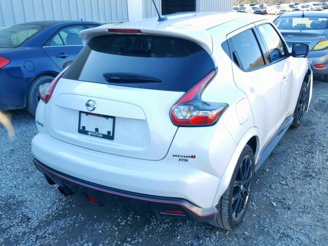 JN8DF5MV3FT250511 - 2015 NISSAN JUKE NISMO WHITE photo 4