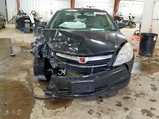 1G8ZS57B99F156922 - 2009 SATURN AURA XE BLACK photo 10