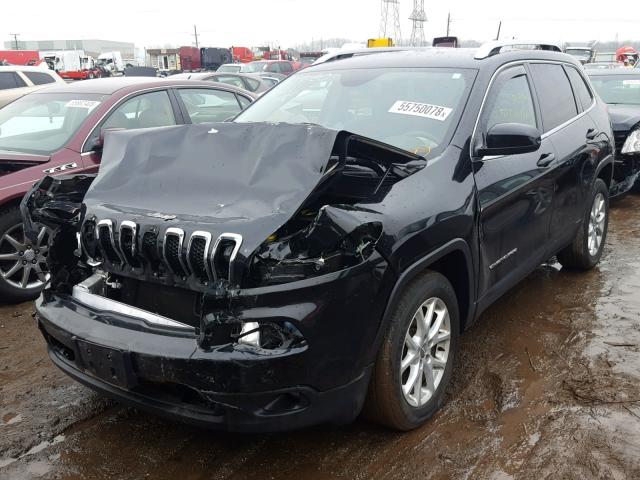 1C4PJLCB7GW201069 - 2016 JEEP CHEROKEE L BLACK photo 2