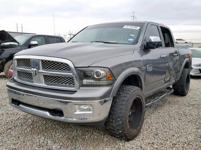 1C6RD7PT2CS257973 - 2012 DODGE RAM 1500 L CHARCOAL photo 2