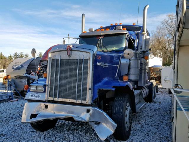 1XKWDB9X78J220059 - 2008 KENWORTH CONSTRUCTI BLUE photo 2